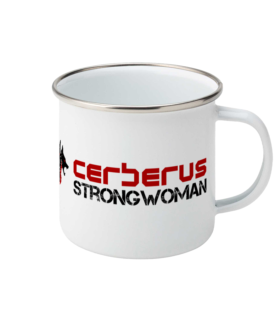 Strongwoman Enamel Mug