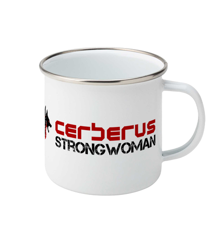Image of Strongwoman Enamel Mug