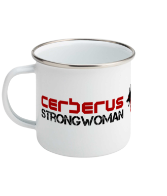 Image of Strongwoman Enamel Mug